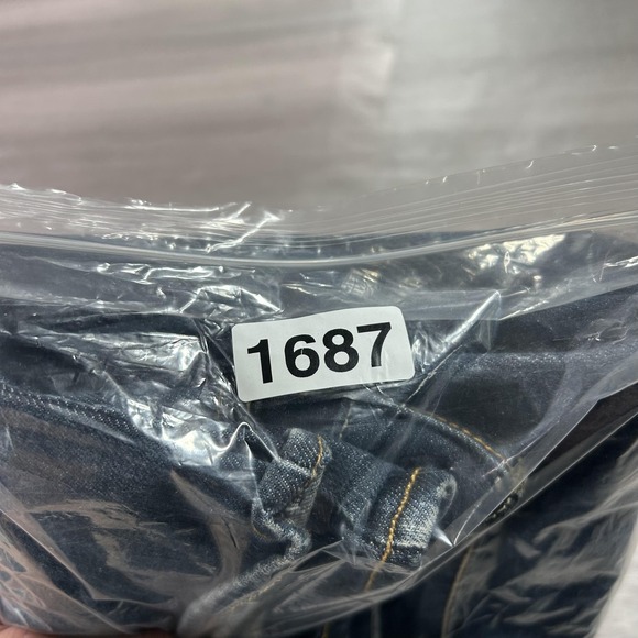 American Eagle Artist Jeans Womens 12 Tall Blue Stretch Flare Bootcut Denim - Picture 15 of 15